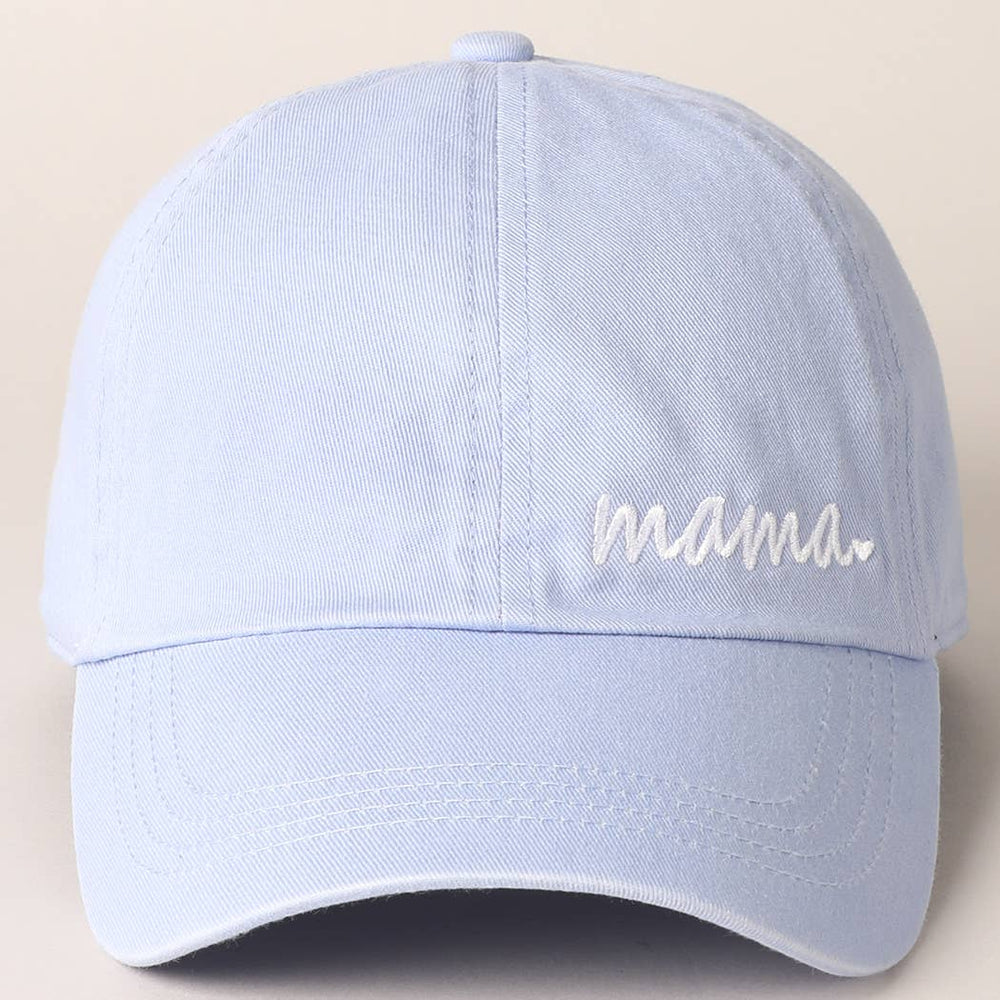 Mama Letters Embroidered Baseball Cap- 2 Colors