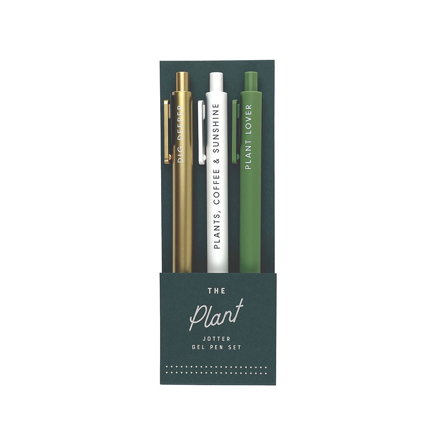 Plant Jotter Gel Pen-Set of 3