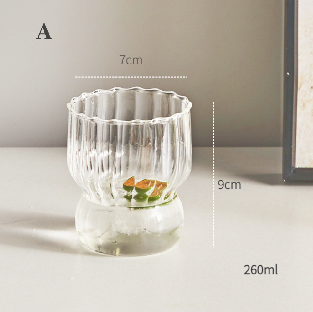 Tumblers Borosilicate Glass Coffee Cup-  2 Styles