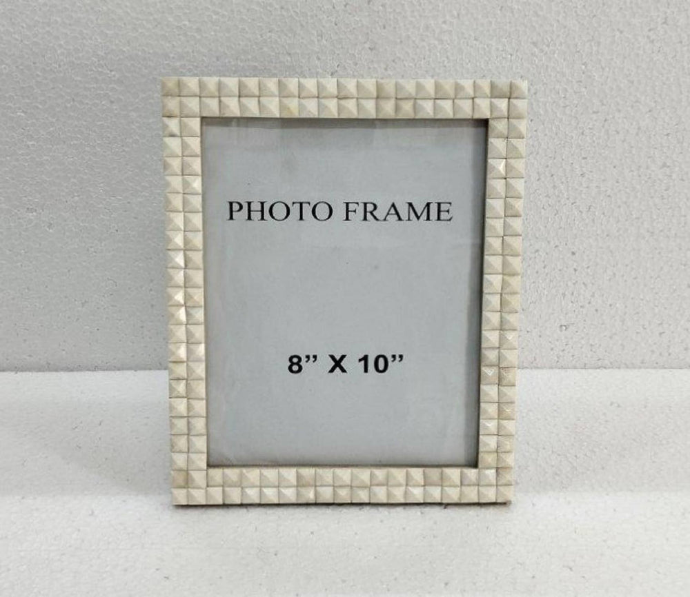 Bone Diamond Picture Frame- 8x10"