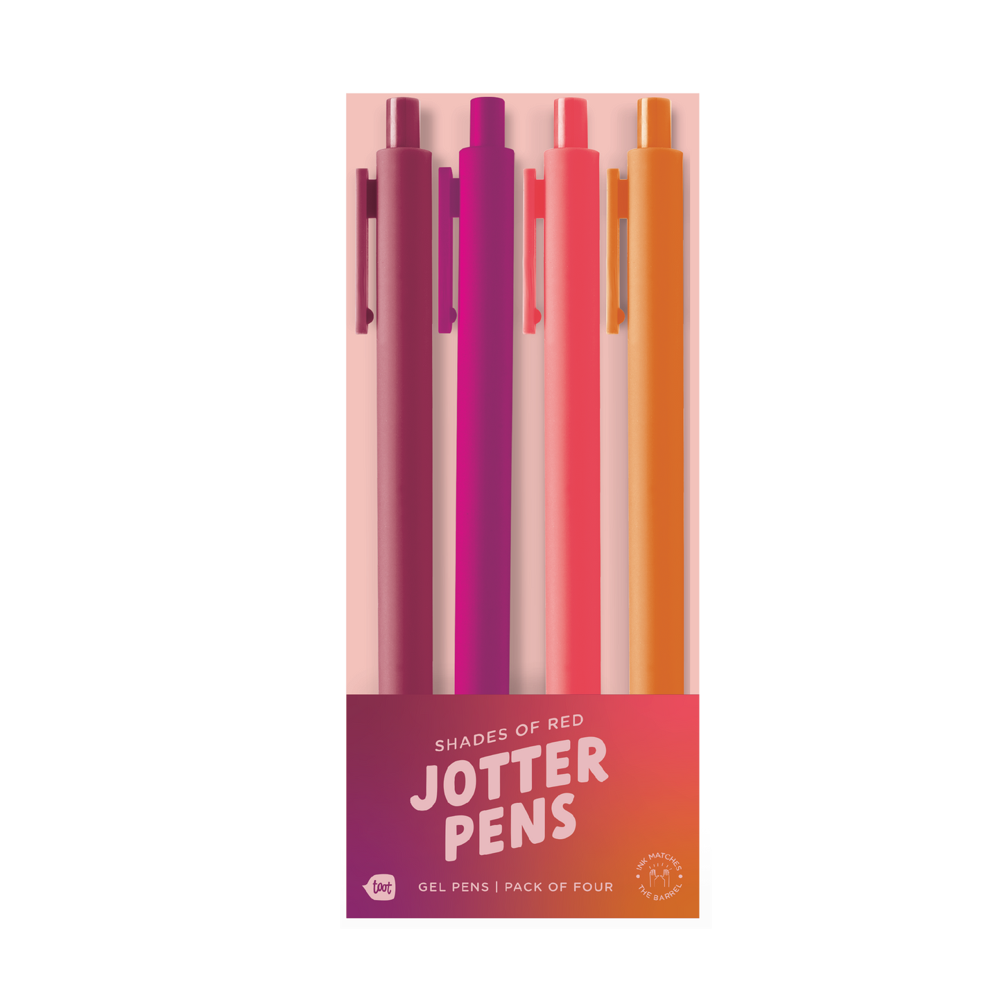 Gradient Jotter Sets 4 Pack- 3 Color sets