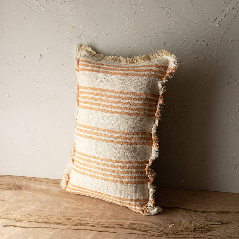 Edaline Coral Hand Woven Pillow