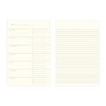 Really Really Organized Undated Weekly Planner Journal- Cream