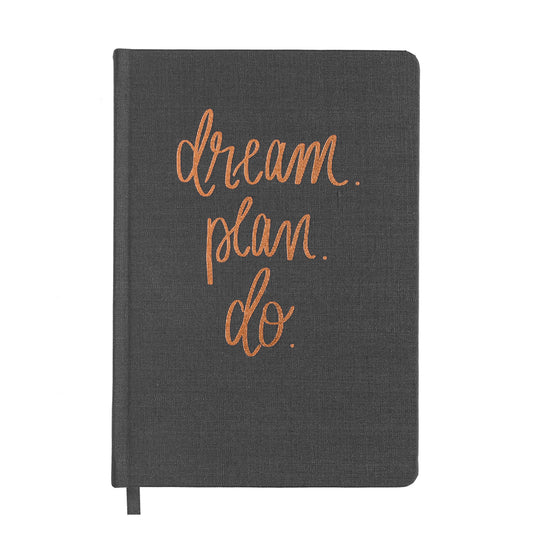 Dream, Plan, Do Fabric Journal