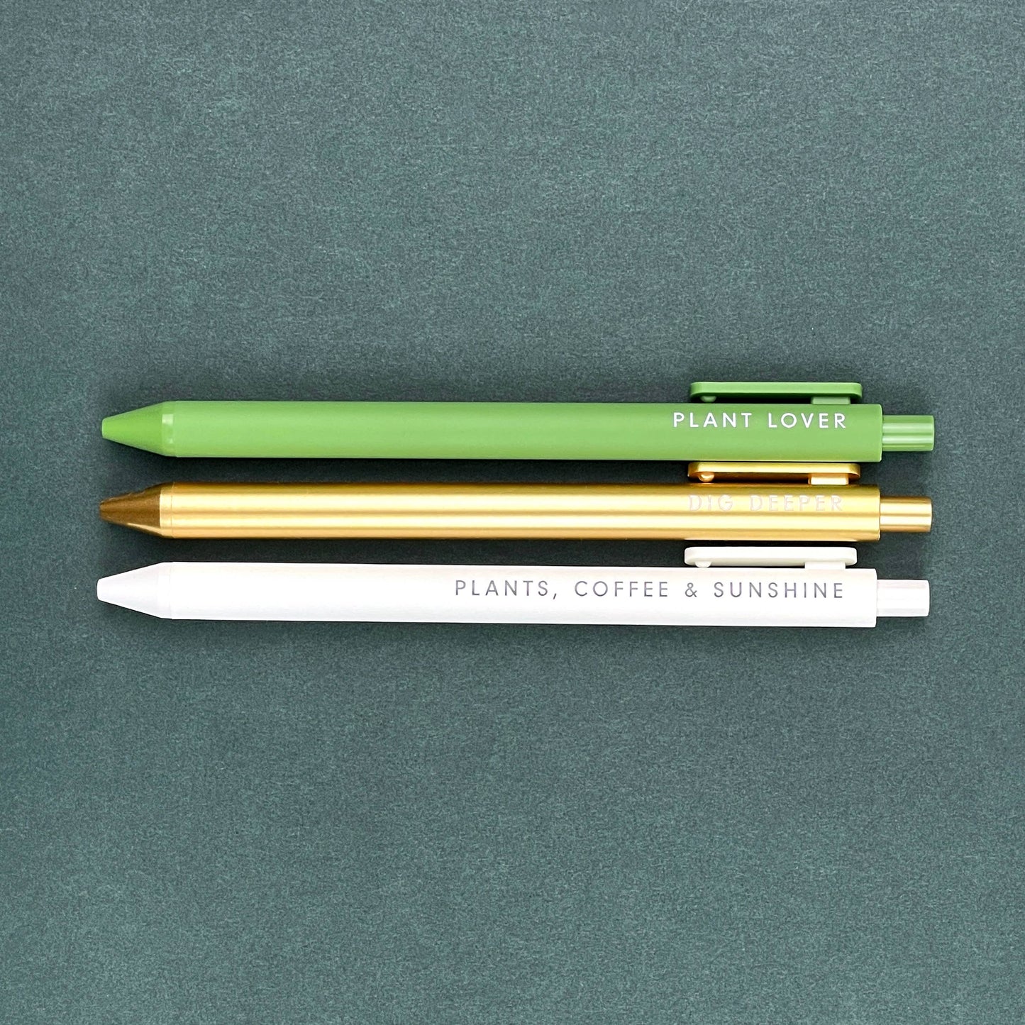 Plant Jotter Gel Pen-Set of 3