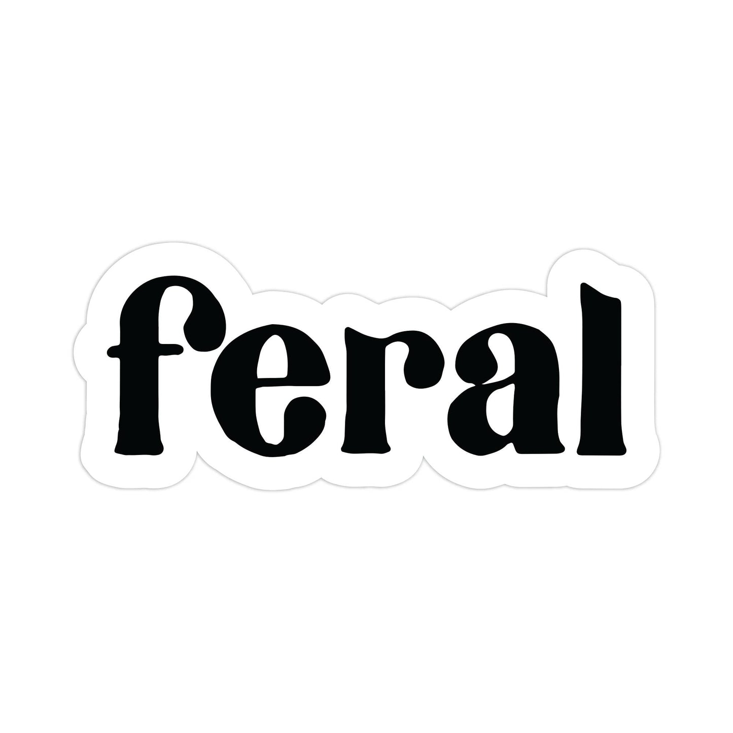 Feral Sticker