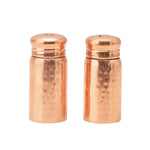 Hammered Copper Salt and Pepper Shakers, Set of 2