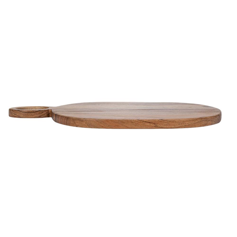 Acacia Wood Cheese/Cutting Board w/ Handle