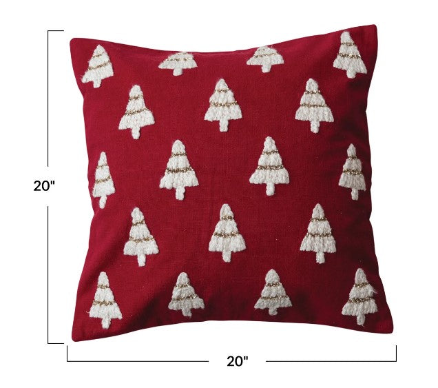 Embroidered Holiday Pillow Collection