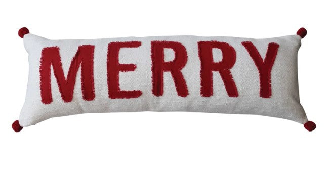 Embroidered Holiday Pillow Collection