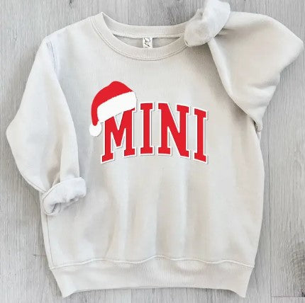 Puff Print Holiday MAMA + MINI Unisex Sweatshirt