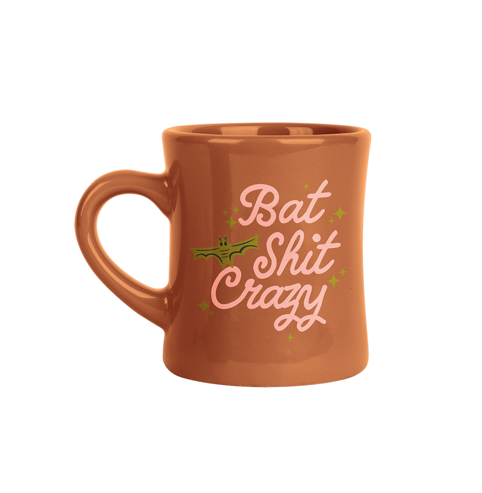 Bat Shit Crazy Diner Mug