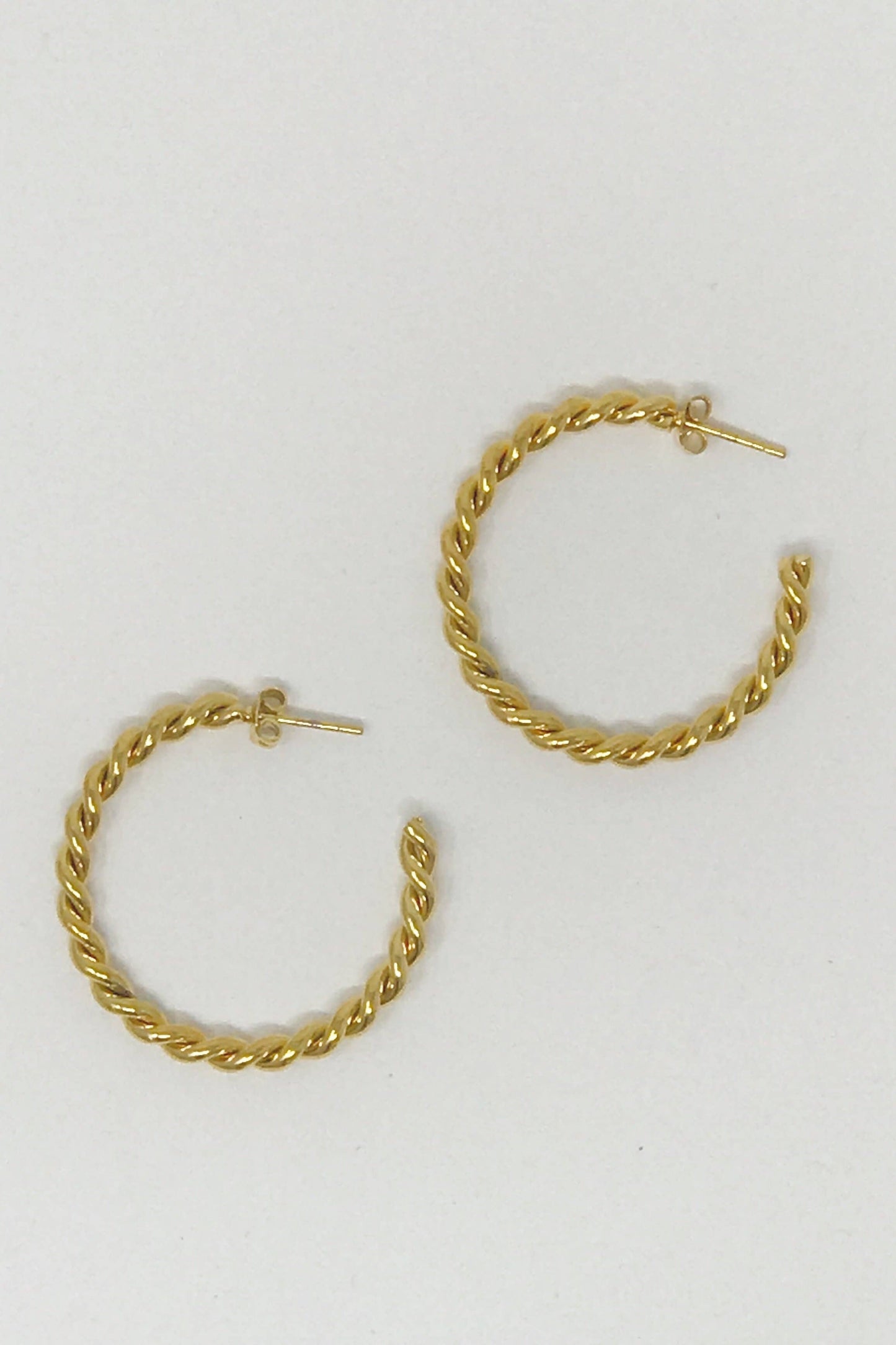 Twisted Sister Hoop Earrings