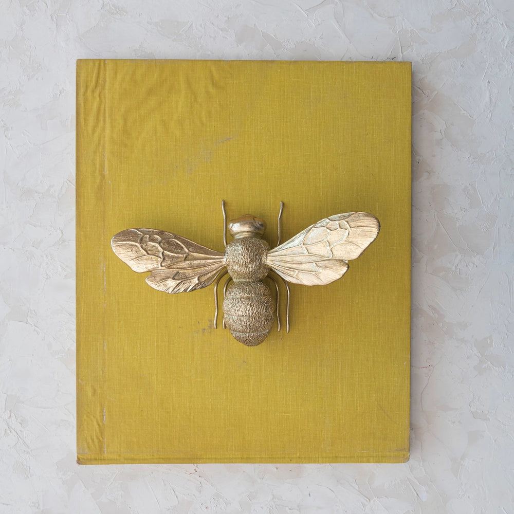 Gold Resin Bee Figurine
