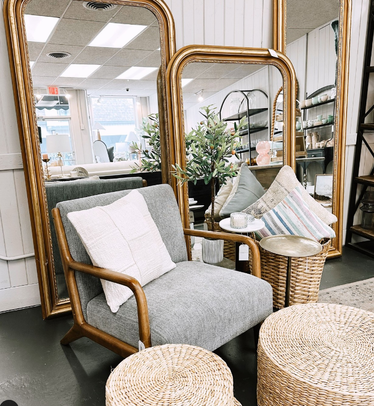 Scandinavian Elm Wood Grey Lounge Chair