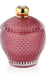 Oval Glass Jar w/ Lid- Multiple Colors