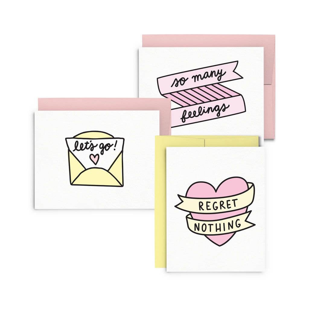 No Regrets Greeting Card Set