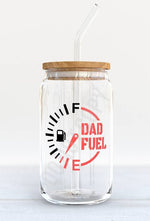 Dad Fuel Iced Coffee Glass