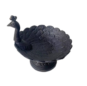 
                
                    Load image into Gallery viewer, Peacock Bird Bath Dish
                
            